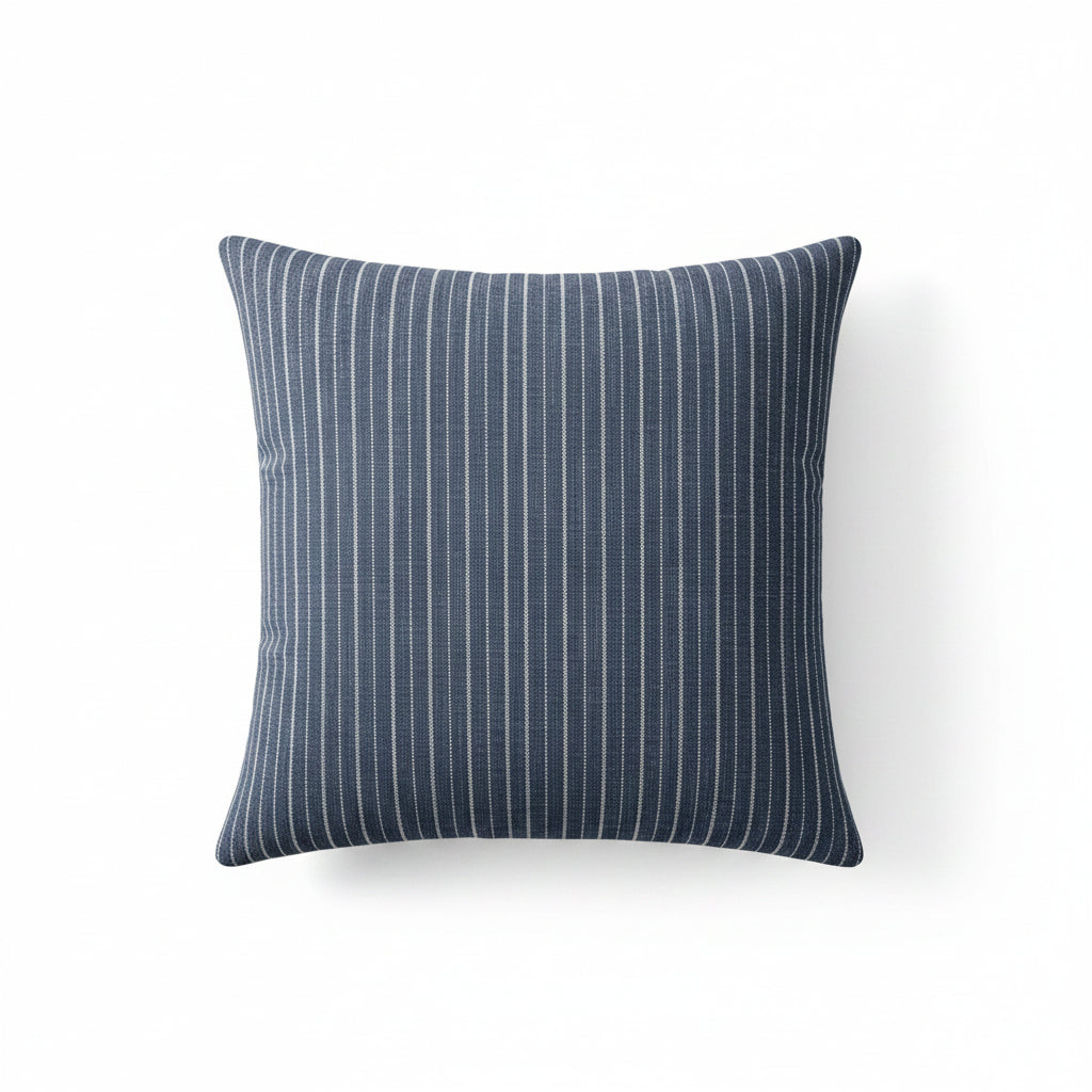 Striped Woven Throw Pillow