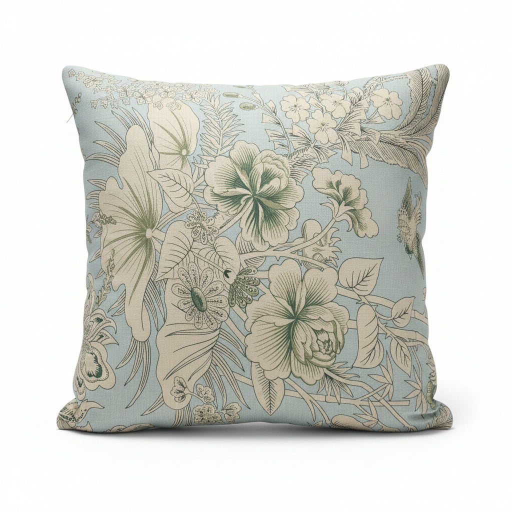 Floral Throw Pillow