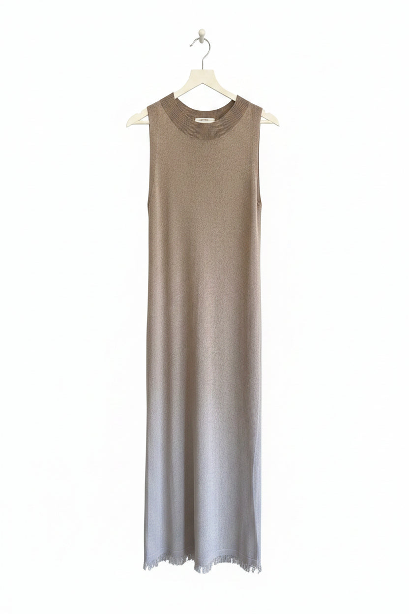 Original Taupe Dress with Fringe