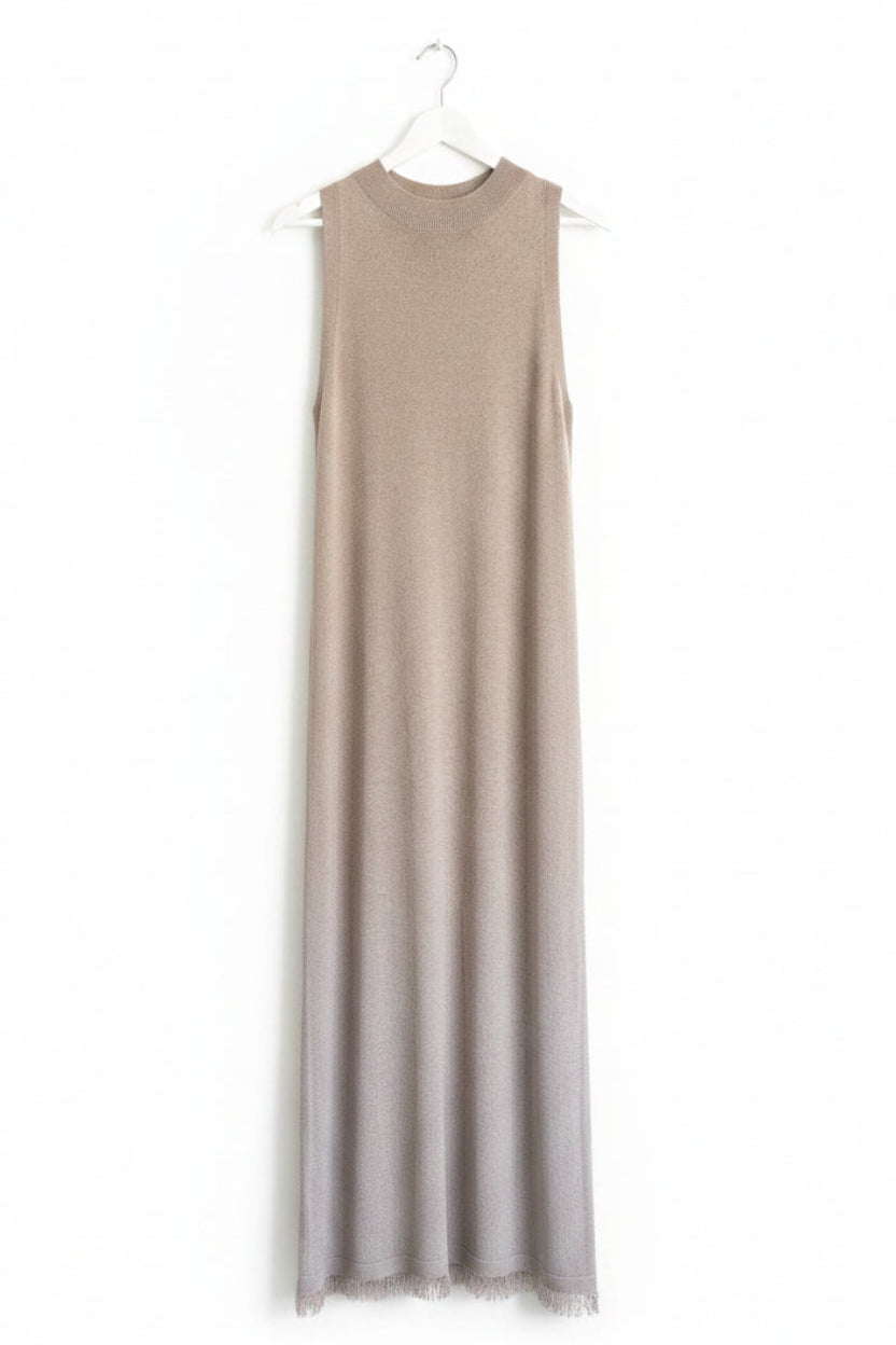 Original Taupe Dress with Fringe