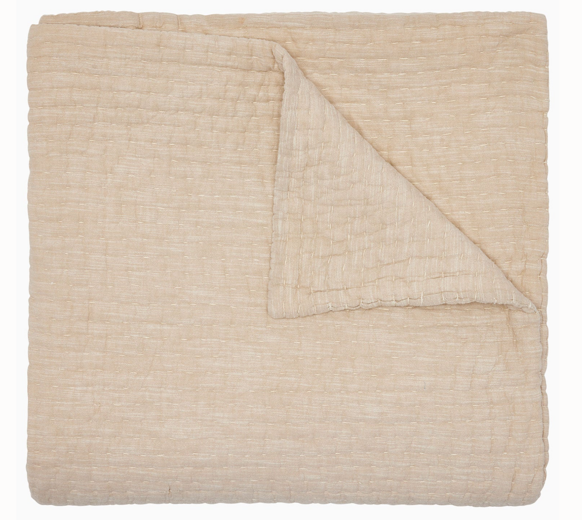 John Robshaw Vivada Sand Queen Coverlet