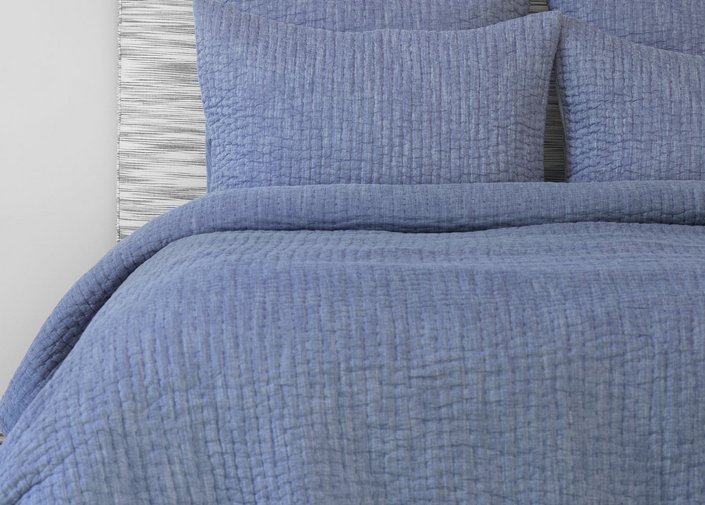 John Robshaw Vivada Indigo Woven Quilt