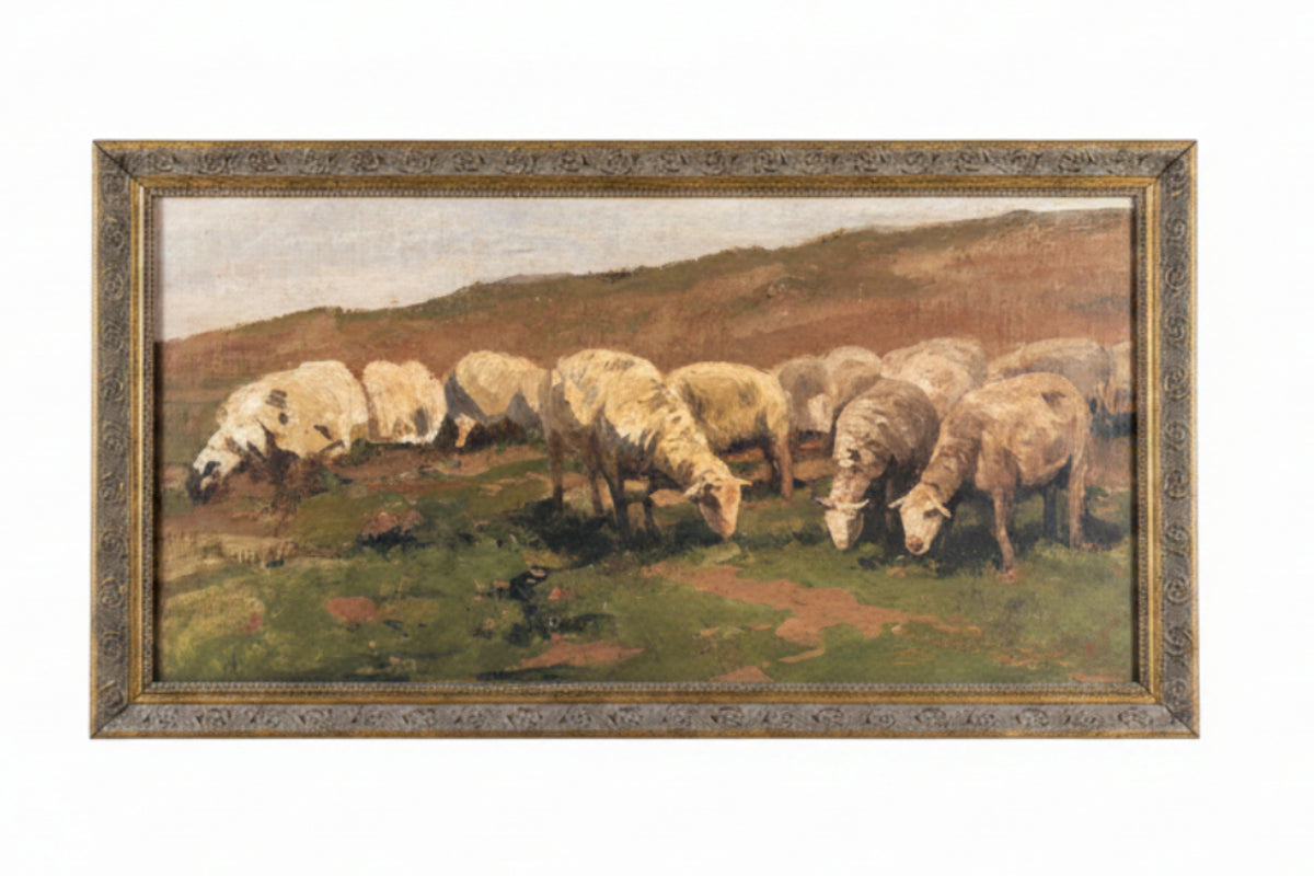 Sheep Landscape Artwork