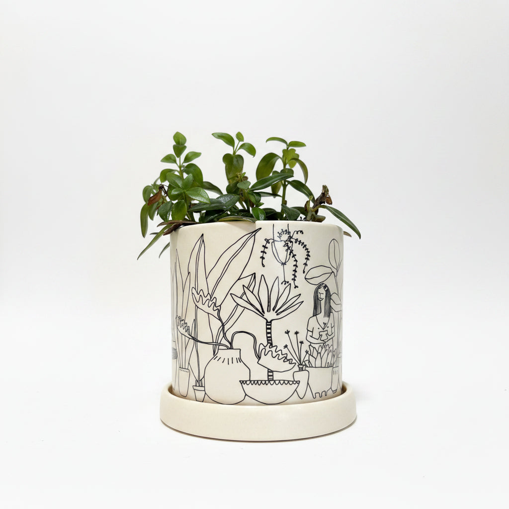 Plant with Vase