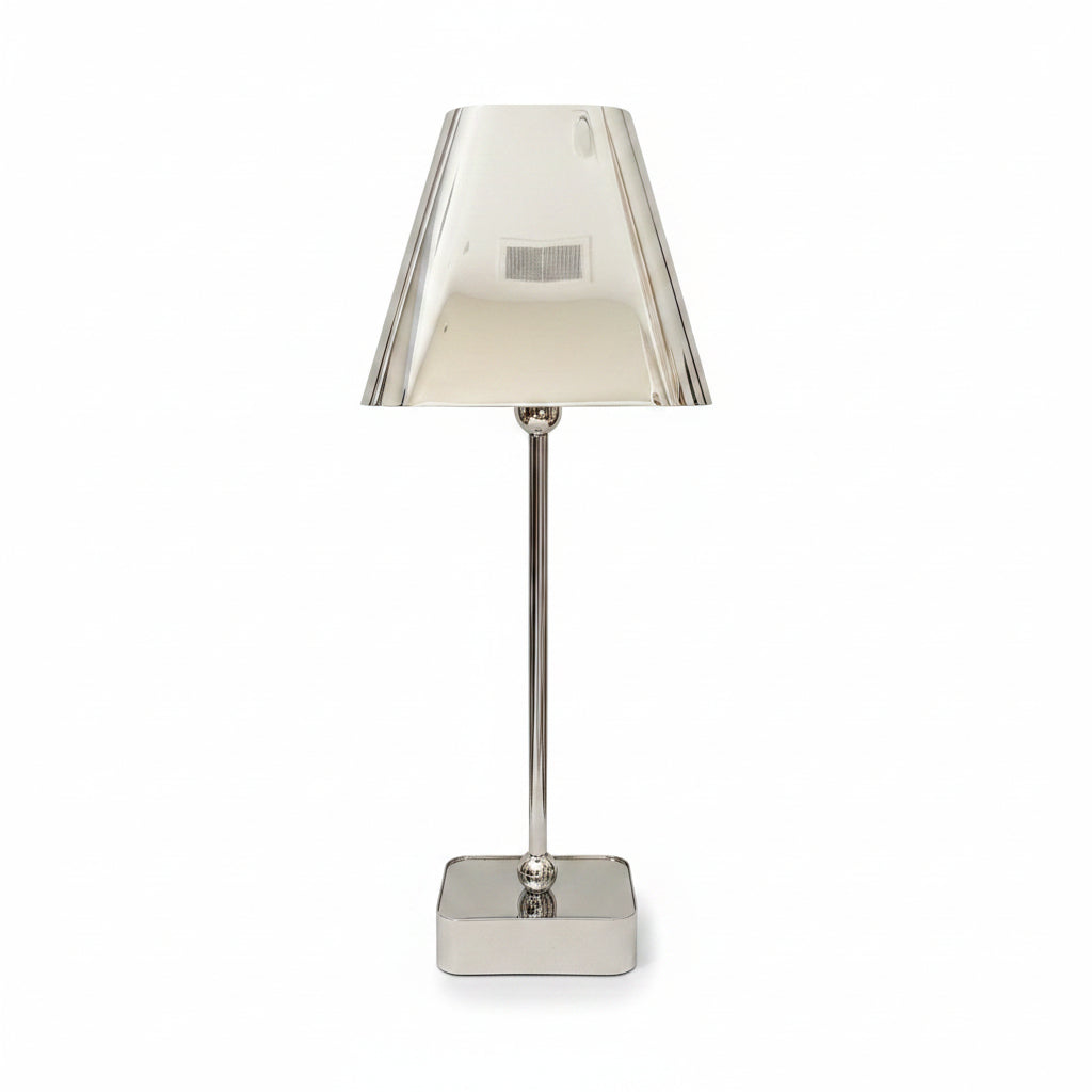 Gababout Nickel Cordless Table Lamp