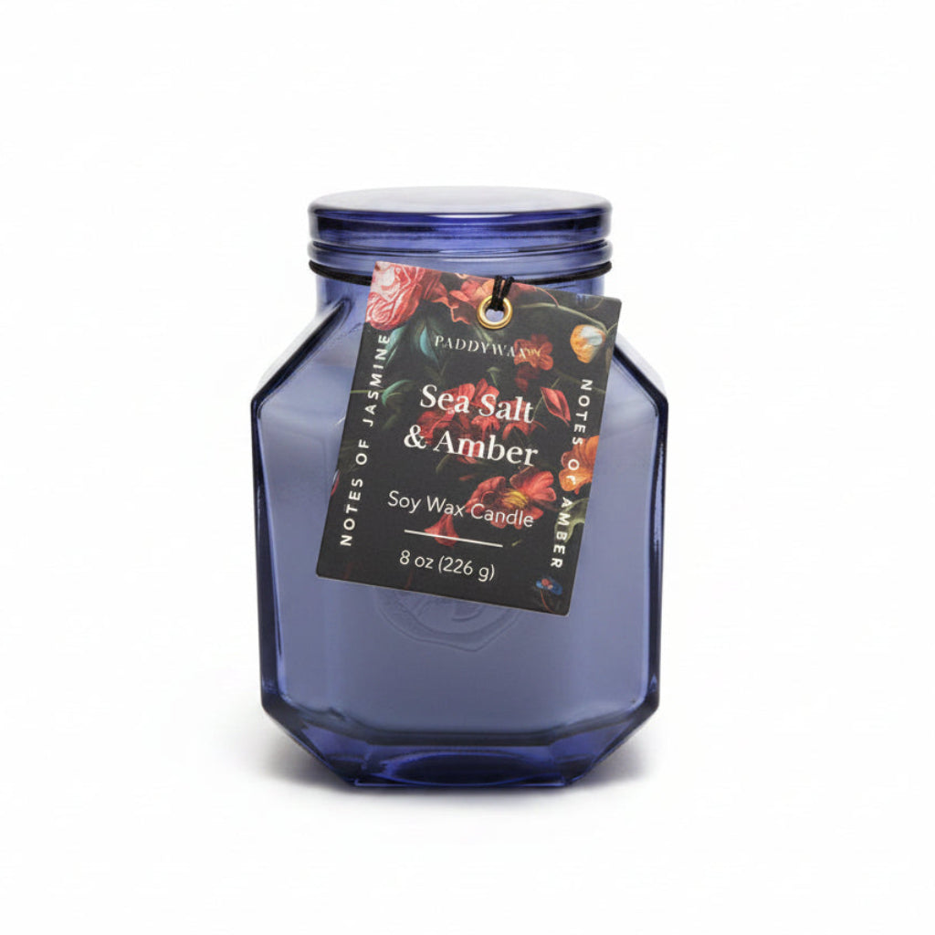 Sea Salt & Amber Soy Wax Candle