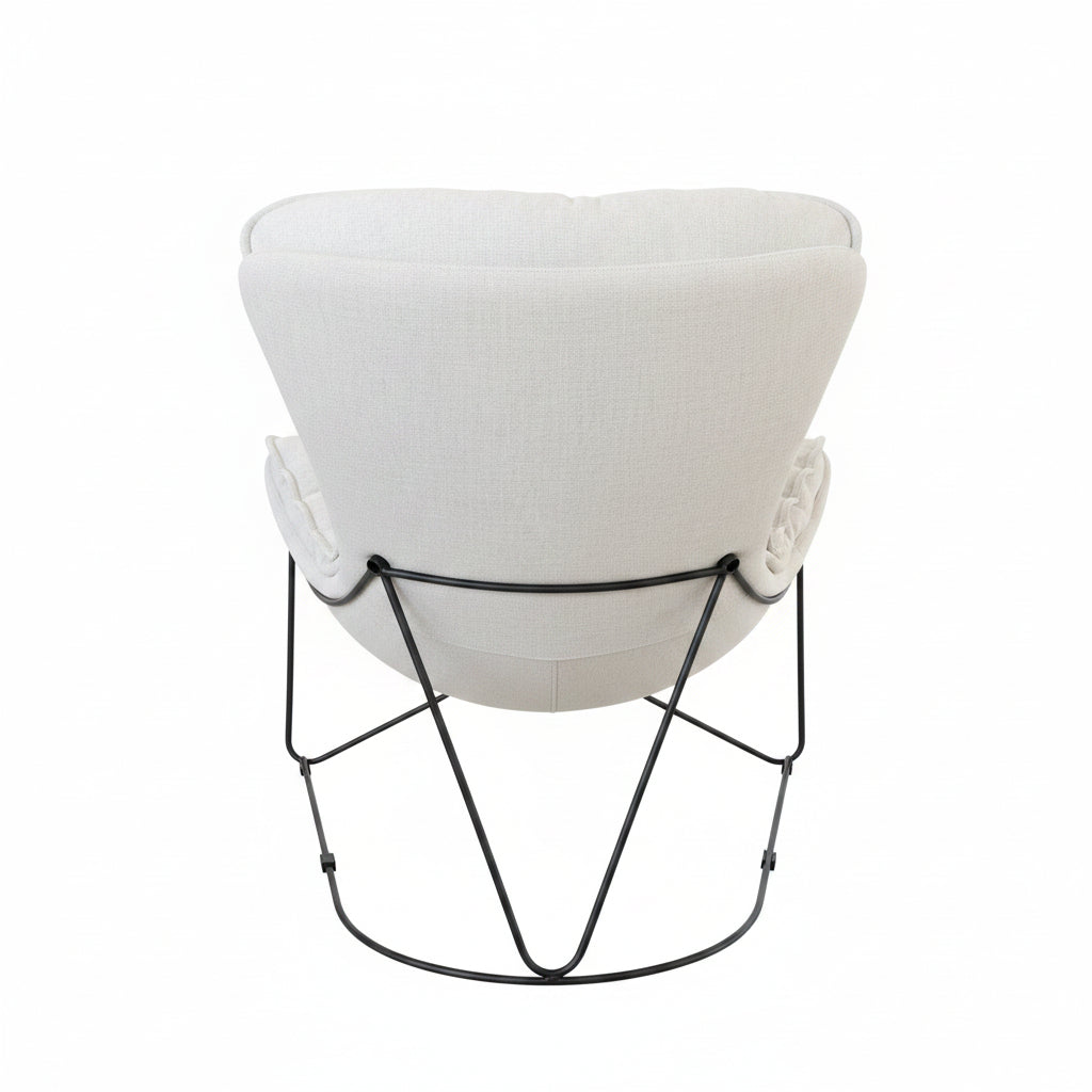 Linen Lounge Chair
