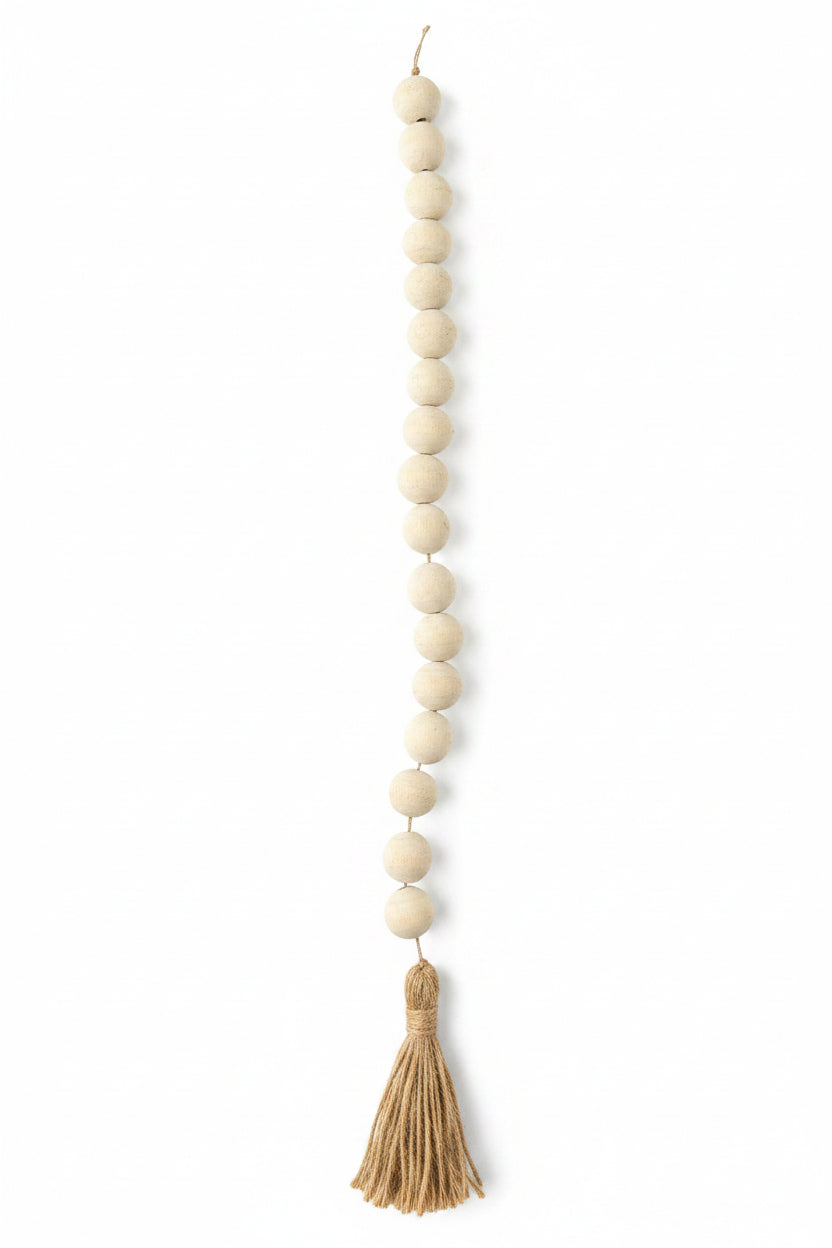 Ceramic Bead String with Tassel