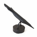 Wood Carved Black Bird