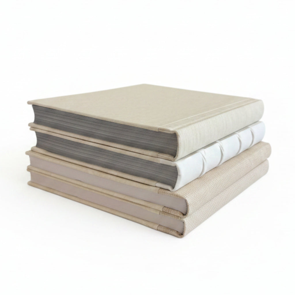 Four Hardcover Stacked Books