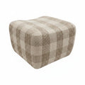 Plaid Ottoman