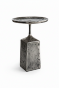 Antique Nickel Side Table